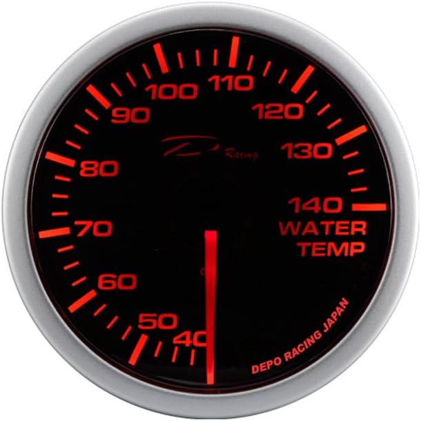 Depo Racing WA-Series Instrument - Wassertemperatur 40-140C - 52mm