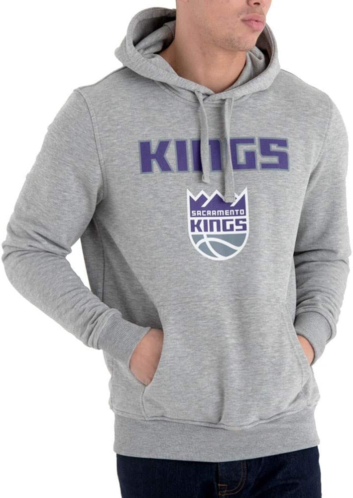 New Era - NBA Sacramento Kings Team Logo T-Shirt - Schwarz M Grau, M Grau