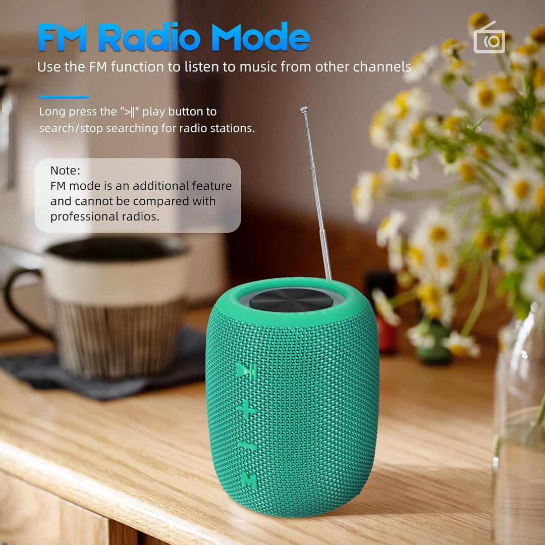 SENXINGYAN 20W Bluetooth Lautsprecher – Tragbare Musikbox mit 360° Stereo-Sound, LED-Lichtshow, IPX6
