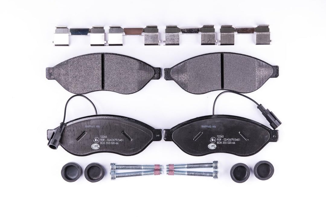 HELLA PAGID 8DB 355 020-661 Bremsbelagsatz - T2265 - Dicke/Stärke: 19mm - Bremssystem: Brembo - mit