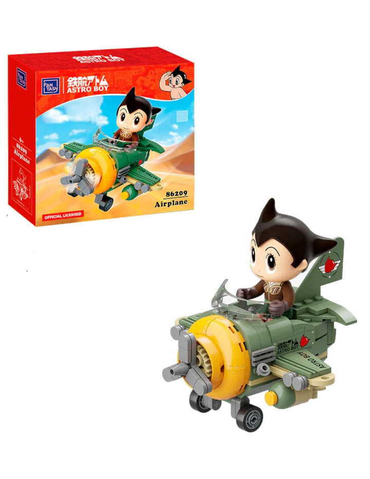 PAN Tasy Pantasy Astro Boy Konstruktionsflugzeug, Sammelspielzeug, 12,8 x 12,8 x 12,8 cm, Grün und G
