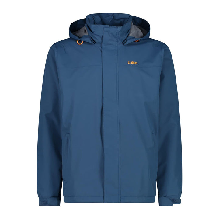 CMP Herren Hoodie Button Rain Jacke Regenjacke Hardshelljacke S Bluesteel, S Bluesteel