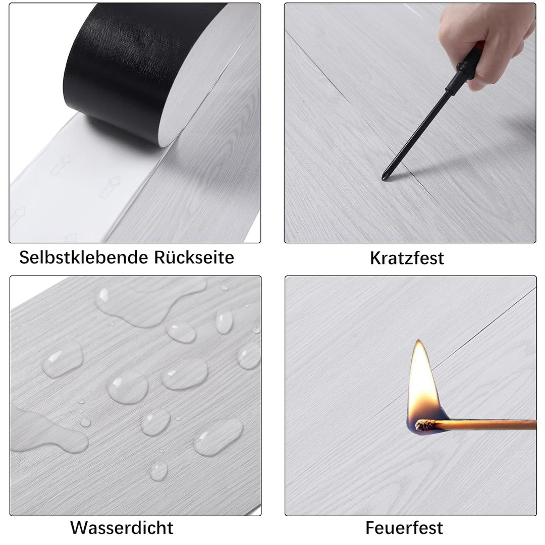 INMOZATA 5,02m²/ 36 Fliesen PVC Bodenbelag Selbstklebend Vinylboden Selbstklebend PVC Laminat -91,5