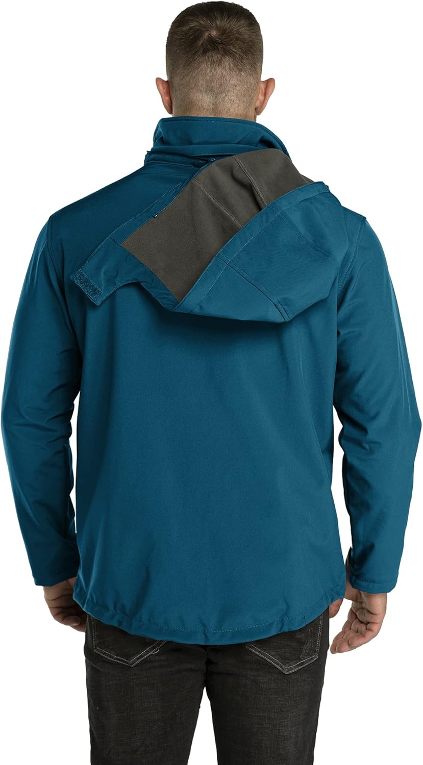33,000ft Softshelljacke für Herren Wasserdicht Winterjacke Winddicht Warme Fleece Gefüttert Windbrea