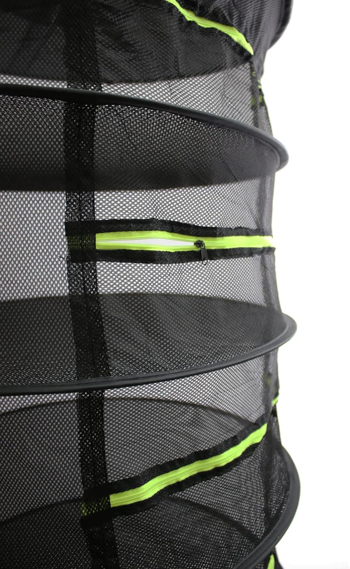 Heisenberg Trockennetz hängendes Drying Net 6 Lagen, Ø 60 cm, rundum geschlossen mit Reissverschlüss