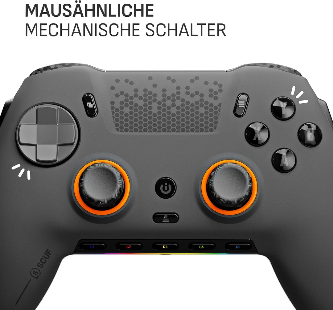 SCUF ENVISION PRO Wireless PC-Nur-Gaming-Controller - Fünf Abnehmbare G-Tasten - Abnehmbare Back-Pad