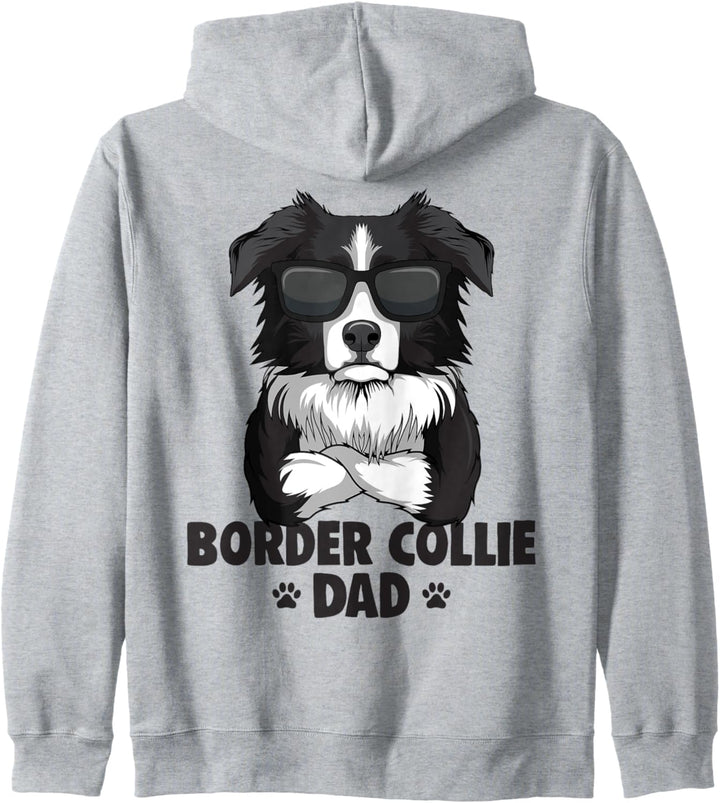 Border Collie Dad Hunde Papa Herrchen Kapuzenjacke