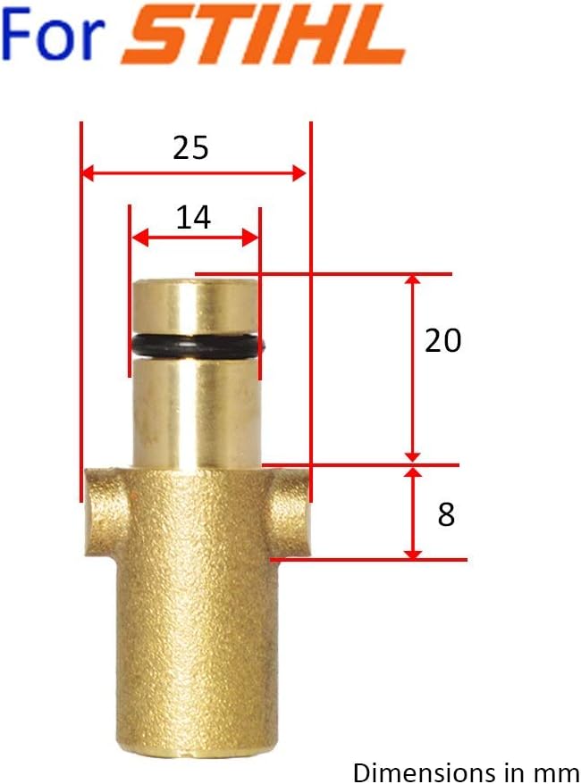 horlirty 10 Meter Kanalisation Abfluss Wasser Reinigung Schlauch Rohrreiniger für Stihl RE98 RE108 R