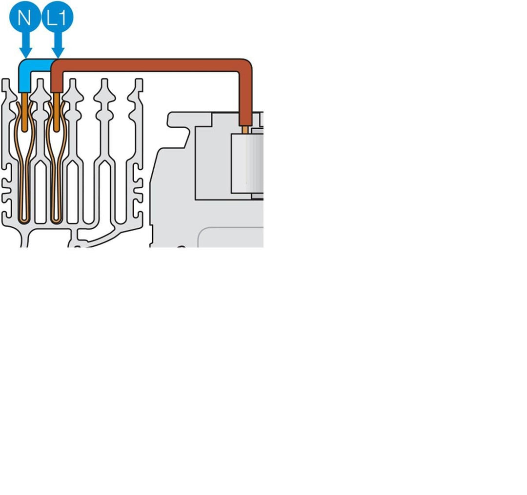 Unipolare abb-entrelec – Borne Netzteil L1 (10U) unifix-l