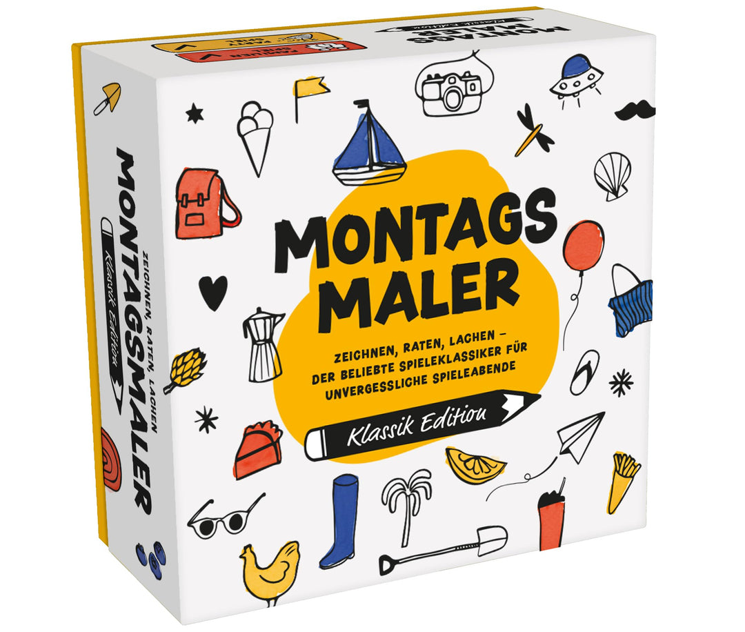 MONTAGSMALER - Das beliebte Zeichenspiel für Familie & Freunde | Perfekt für jeden lustigen Spieleab