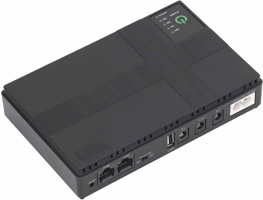 Mini-USV-Batterie-Backup-Router Batterie-Backup 10400 MAh, Wiederaufladbare Unterbrechungsfreie Stro