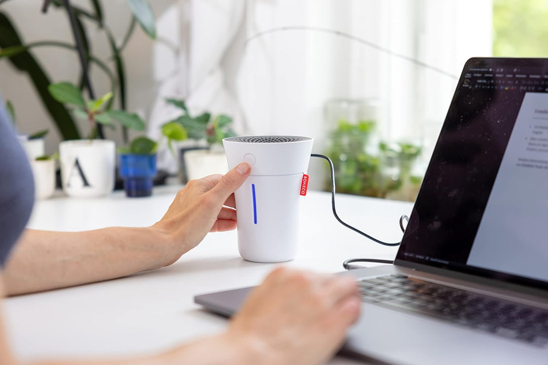 BONECO Luftbefeuchter U50 I USB Mini Luftbefeuchter I LED-Farbwechsel I Diffusor I Super leise I USB