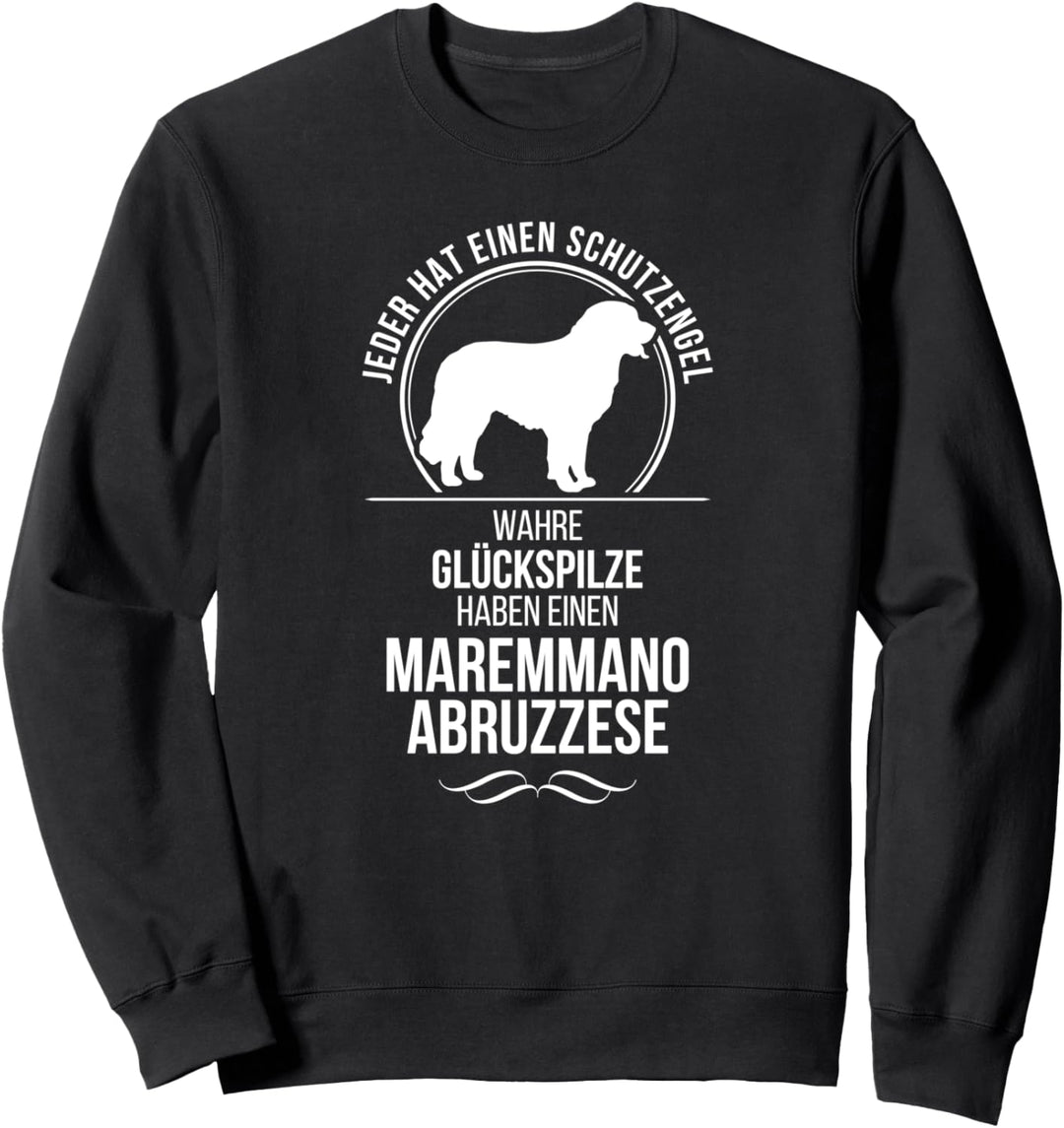 Maremmano Abruzzese Schutzengel Hund Hundespruch Sweatshirt