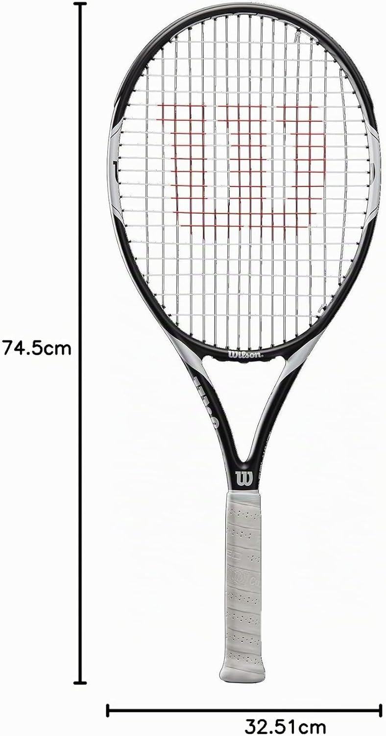 Wilson Tennisschläger, Federer Team 105, Unisex, Anfänger und Freizeitspieler L3 Single, L3 Single