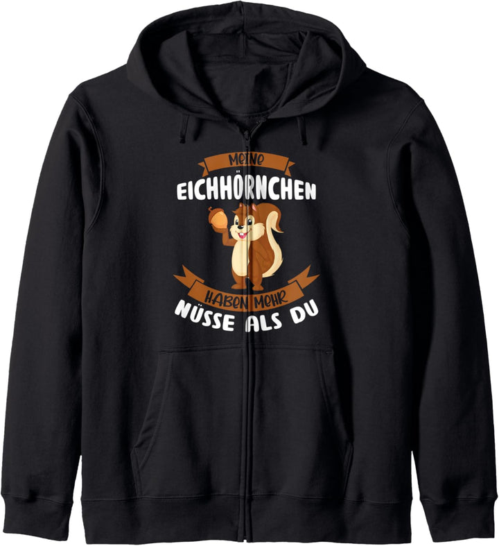 Eichhörnchen Tier Nagetier Kapuzenjacke