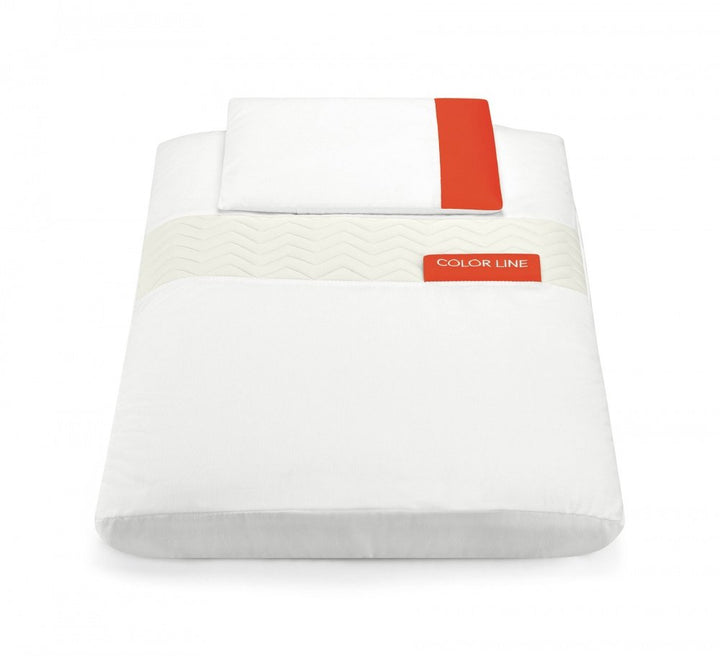 CAM der Welt des Kindes art926br Kit Textil, weiss/rot