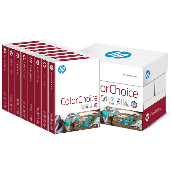 HP CHP 753 Color-Choice Laserpapier 120 g DIN-A4, 210 x 297 mm, hochweiss, extraglatt, 1 Karton = 8
