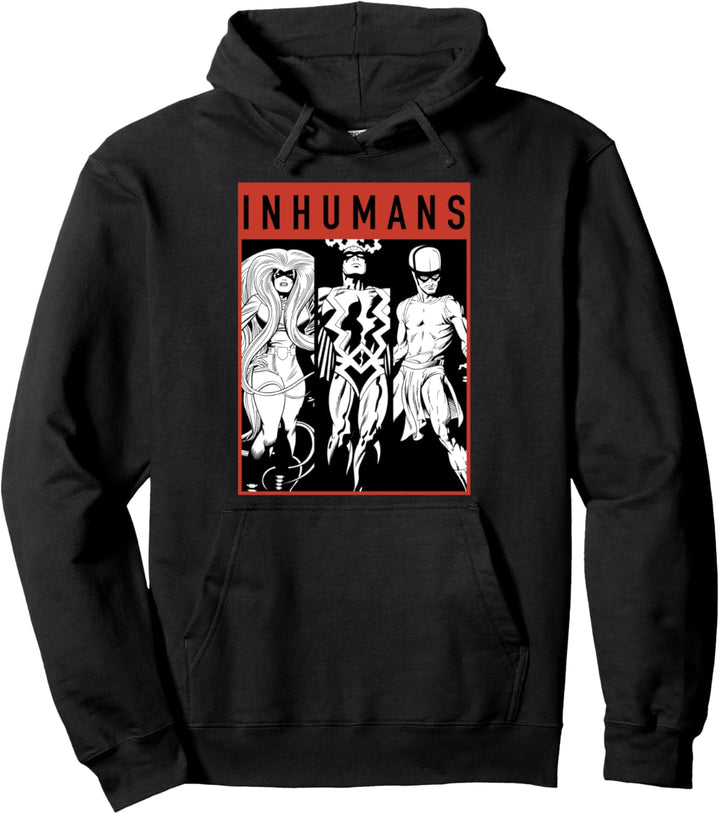 Marvel The Inhumans Black Bolt Karnak Medusa Pullover Hoodie