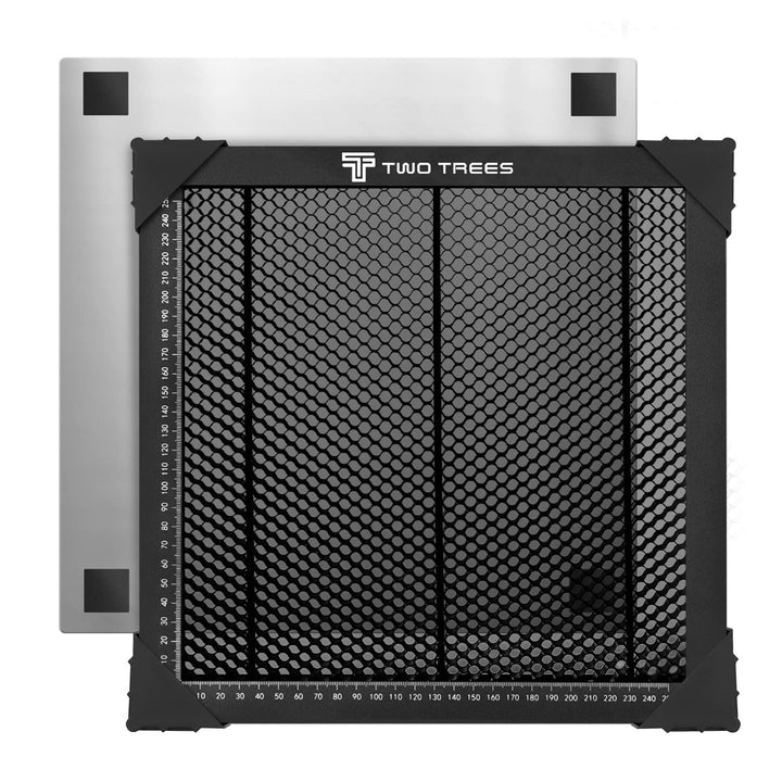 Twotrees Wabentisch 300x300mm Honeycomb Waben Arbeitstisch für Lasergravierer Laser Wabenplatten mit