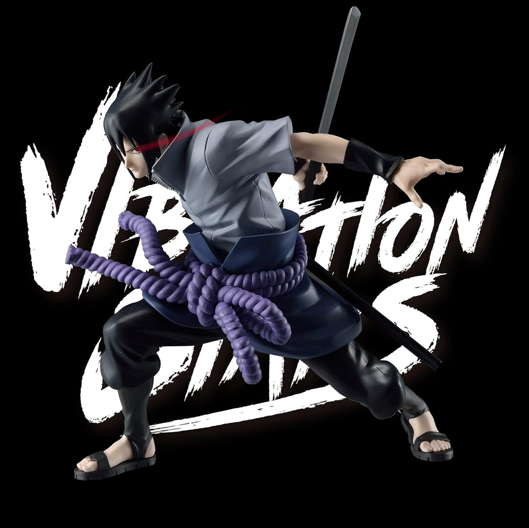 BANPRESTO Naruto Shippuden - Uchiha Sasuke - Figurine Vibration Stars 13cm