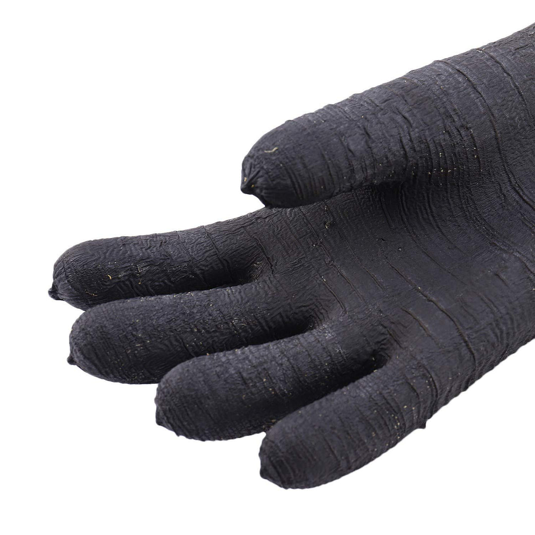 POOSR Gummi Schwarz Sand Strahl Handschuhe Streifen Sand Strahl Handschuhe für Strahl Kabine 65X 30C