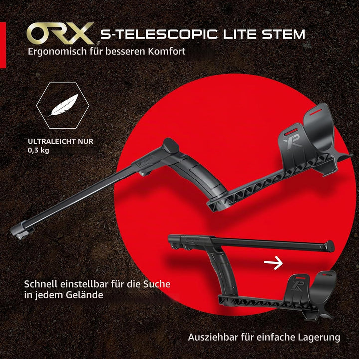 XP Metal Detectors ORX Detektor, speziell für Schatz- und Reliktsuche - 9" X35 Spule, Fernbedienung