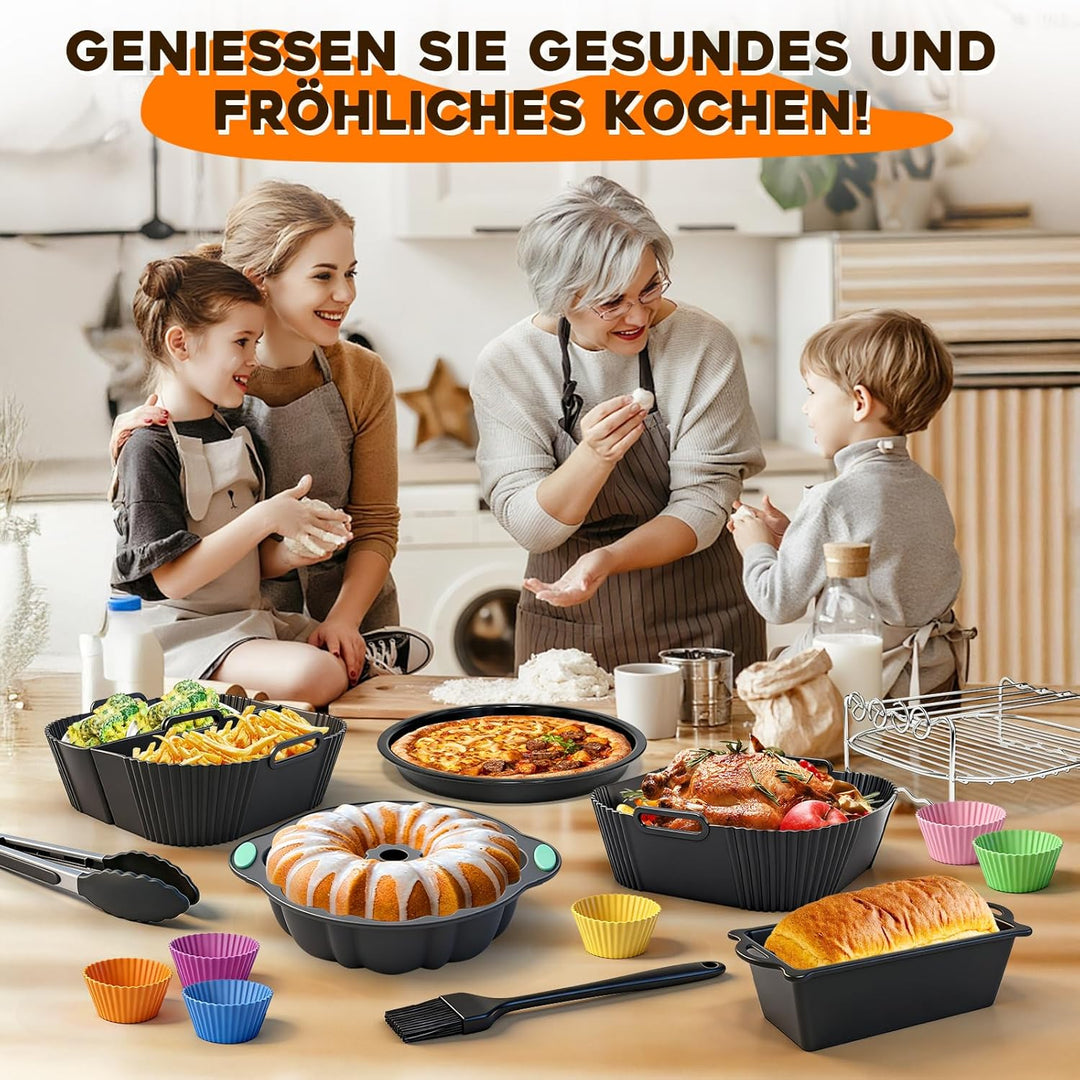 Heissluftfritteuse Zubehör für COSORI Turboblaze 6L Airfryer XXL 5,5L 6,4L, Airfryer Zubehör für Nin