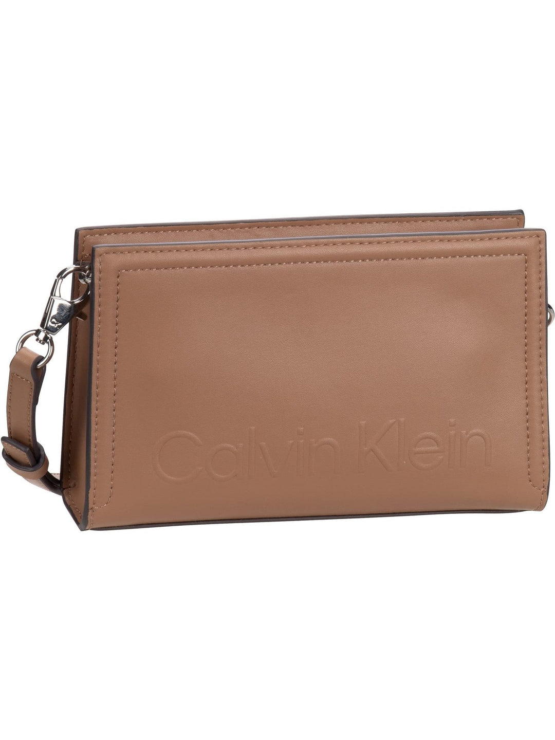 Calvin Klein Minimal Hardware Crossbody Bag Safari Canvas