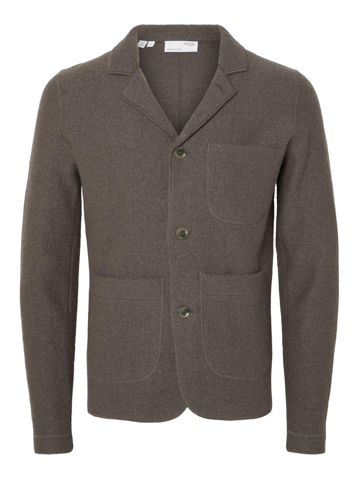 Selected Homme Male Blazer Woll XL Morel, XL Morel