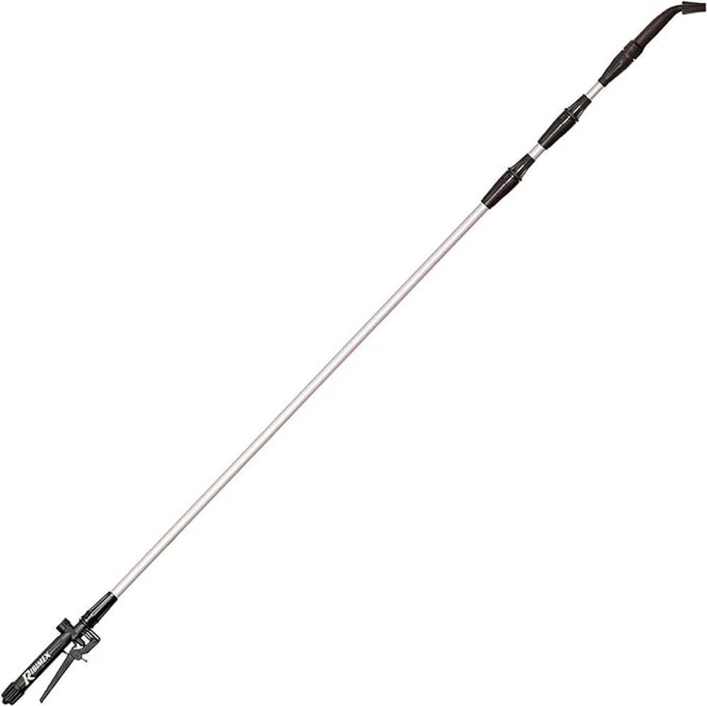 Ribiland 07376 - Teleskoplanze mit doppelter Aluminiumdüse - Silber 2,50 m - 4,29 m, 2,50 m - 4,29 m