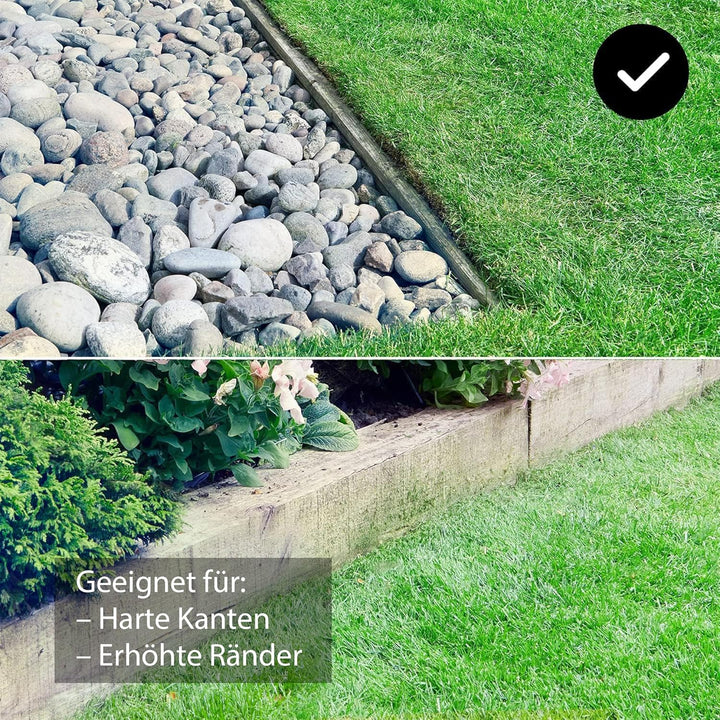 OcuMow® Mähroboter kabellos 80 ㎡ Rasenmäher Roboter mit 2Ah Akku Kompaktmodell Einsteiger-Modell ohn