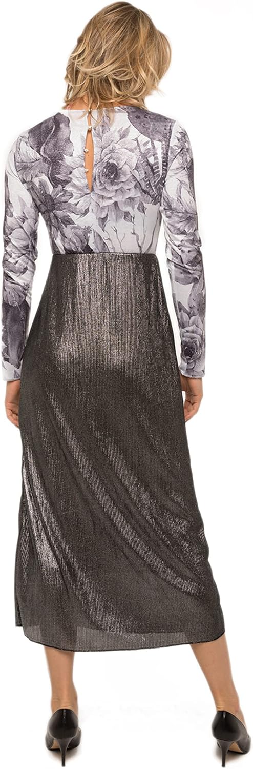 Damen Fw17128a Lässiges Kleid XS Bunt, XS Bunt