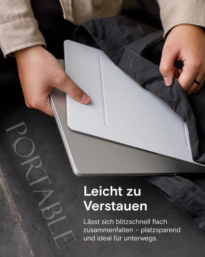 MOFT Laptop Ständer, Faltbarer Nicht-Klebender Laptopständer mit 2 Verstellbaren Winkeln, MOVAS Vega