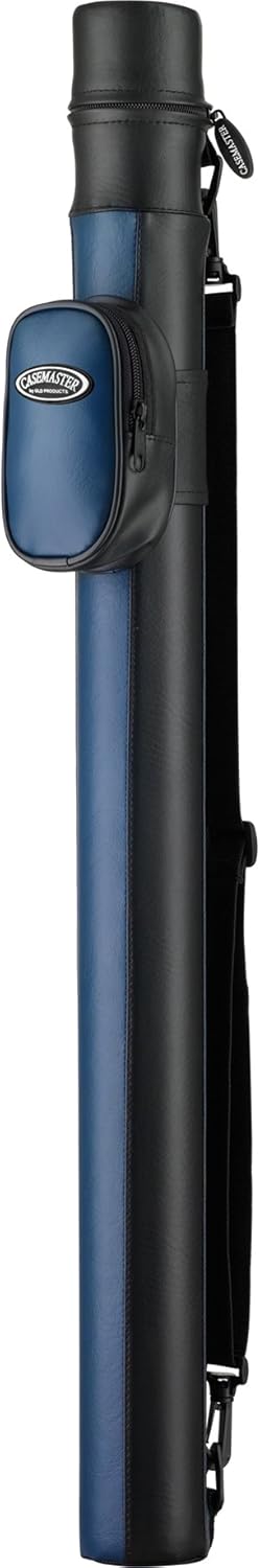 Casemaster Racks/Futons Q-Vault Classic Billard-/Poolqueue-Hartschalenkoffer Blau, Blau