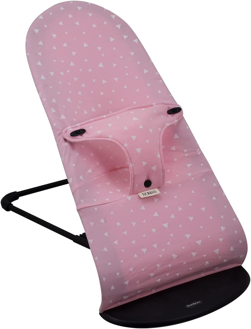 JYOKO KIDS Bezug kompatibel mit Babybjorn Bliss, Balance, Soft (Pink Sparkles, Baumwolle), Pink Spar