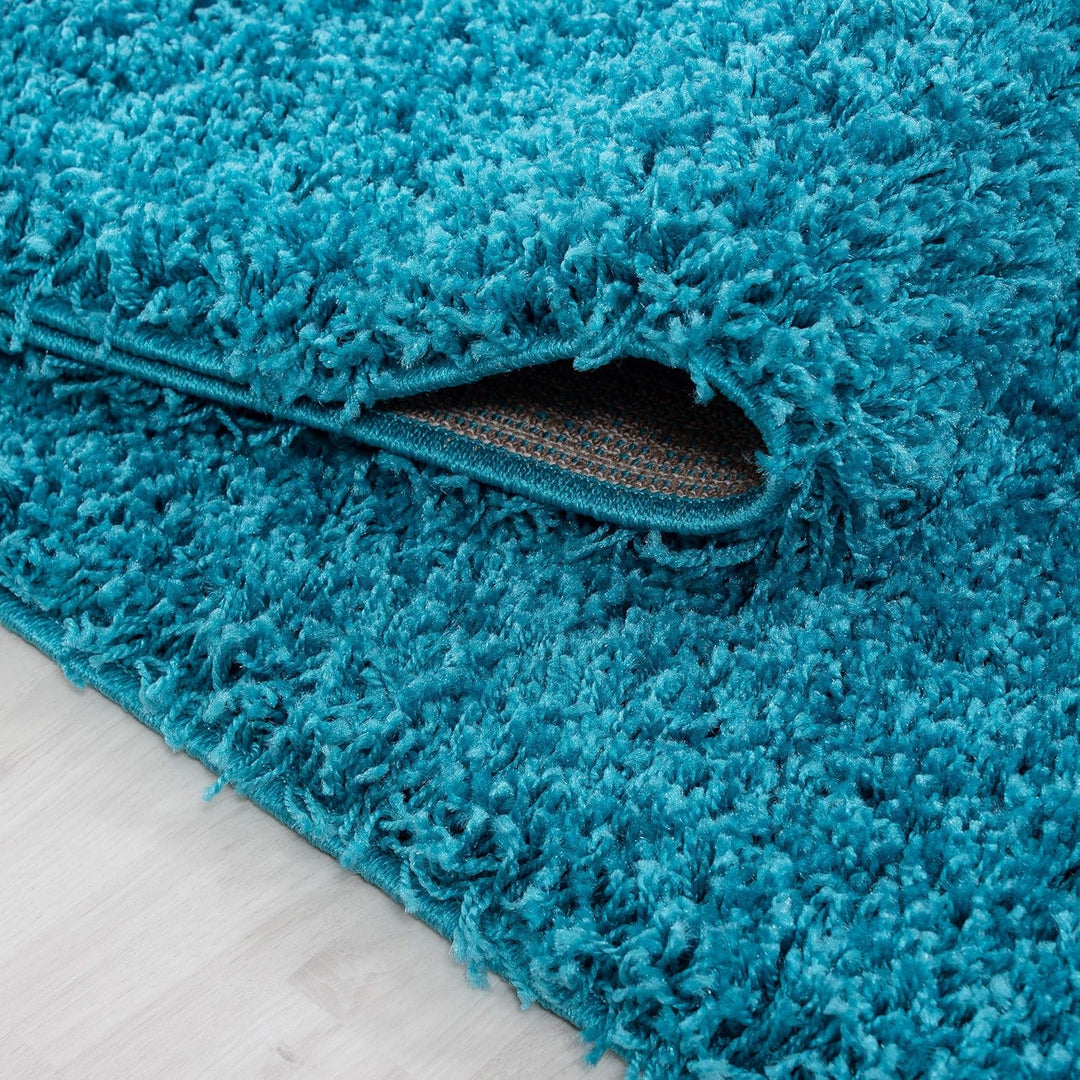Hochlfor Wohnzimmerteppich Einfarbig Design Langflor Teppich Wohnzimmer Schlafzimmer Esszimmer Flur