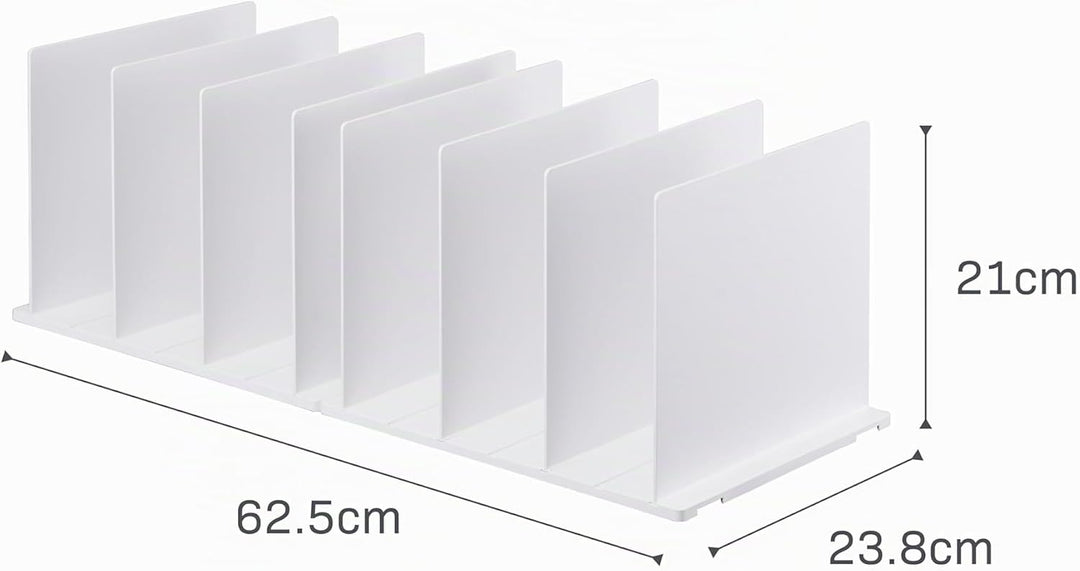 YAMAZAKI 4956 SMART Taschen-Organizer (2er-Set), weiss, ABS-Harz, minimalistisch, 31.8 x 24 x 21 cm,