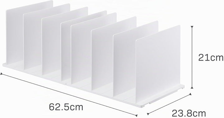 YAMAZAKI 4956 SMART Taschen-Organizer (2er-Set), weiss, ABS-Harz, minimalistisch, 31.8 x 24 x 21 cm,