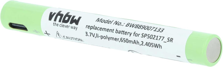 vhbw 2X Akku kompatibel mit Ledlenser P4R Core Taschenlampe Kopflampe (650 mAh, 3,7 V, Li-Polymer)