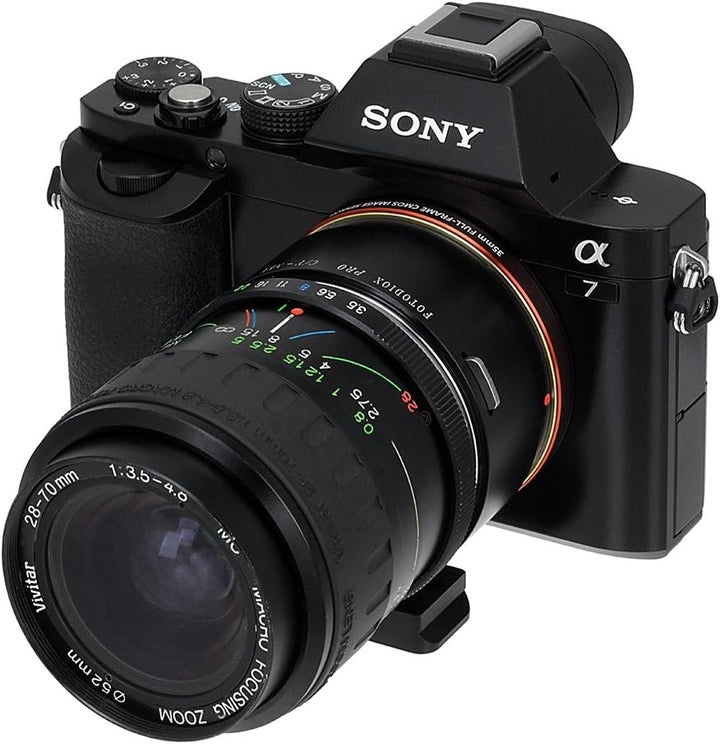 Fotodiox Pro Lens Mount Adapter Compatible with Contax/Yashica (CY) Lenses on Sony E-Mount Cameras C