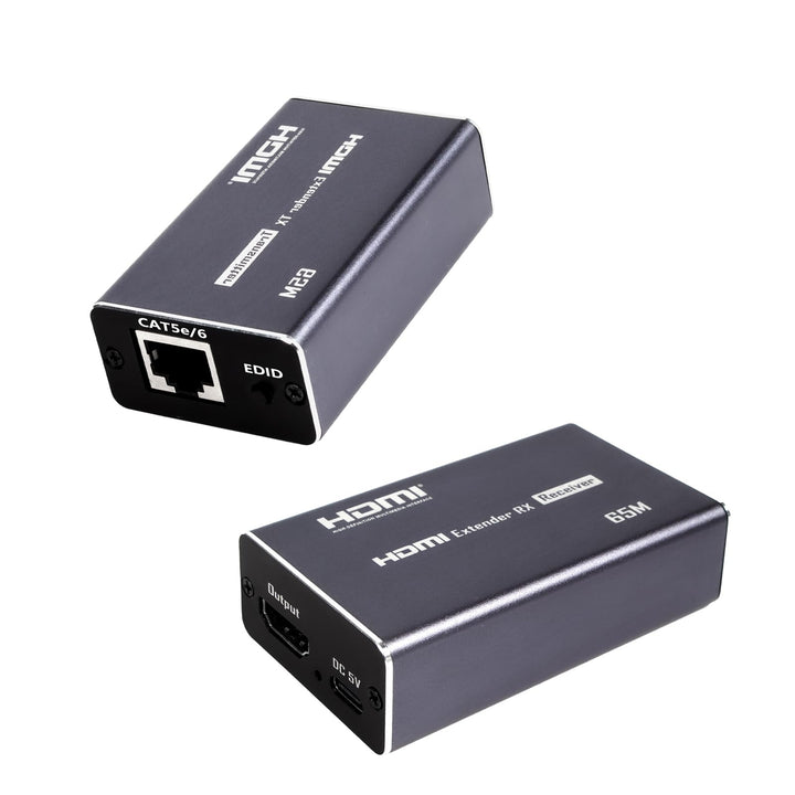 HDMI Extender 4K, über Ethernet CAT5 CAT6 CAT7 HDMI Extender überträgt bis zu 65 Meter (213 Fuss), 4