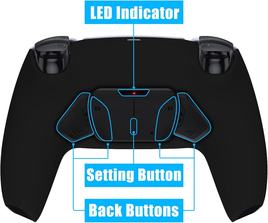 eXtremeRate Programmierbar RISE4 Remap Kit für ps5 Controller BDM-030/040,Remap Board&Rückplate Gehä