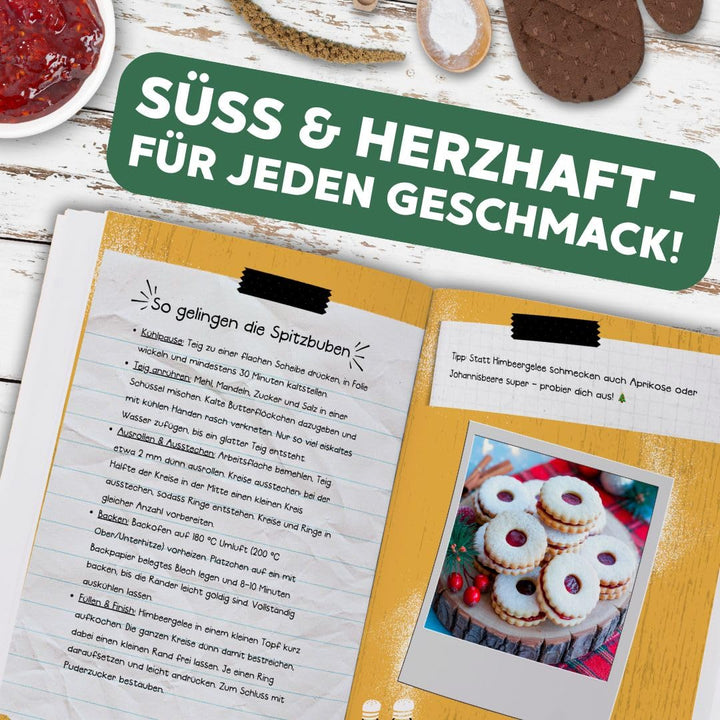 Backbuch für Teenager Adventskalender: 24 easy & leckere Rezepte im Advent - Cooles Geschenk für Tee
