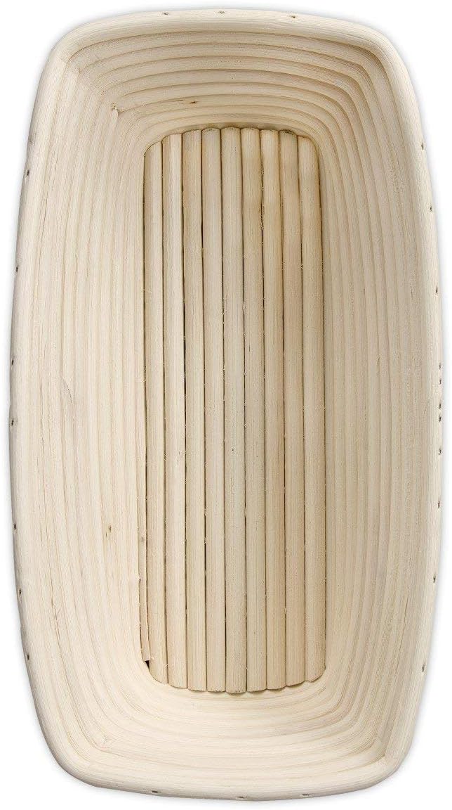 Städter 836044 Gärkorb Rechteck, Rattan, beige, 26,5 x 14 cm/H 6,5 cm