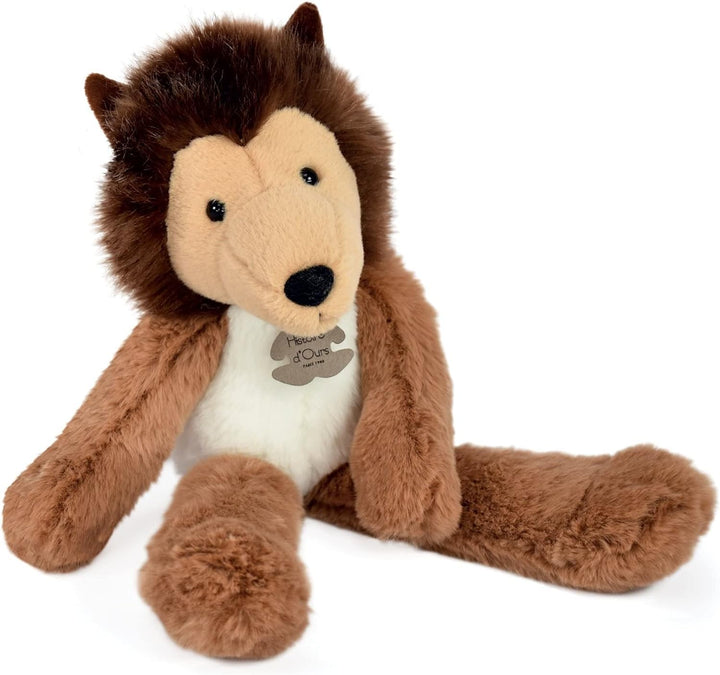 Histoire d'ours – Plüschtier Hund – Kuscheltier Colley – Braun – 30 cm – Les Ebouriffes – HO3160