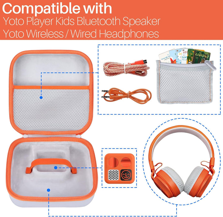 Hart Reise Schutz Hülle Etui Tasche für YOTO Mini Player Kinder Bluetooth Audio Lautsprecher + Yoto