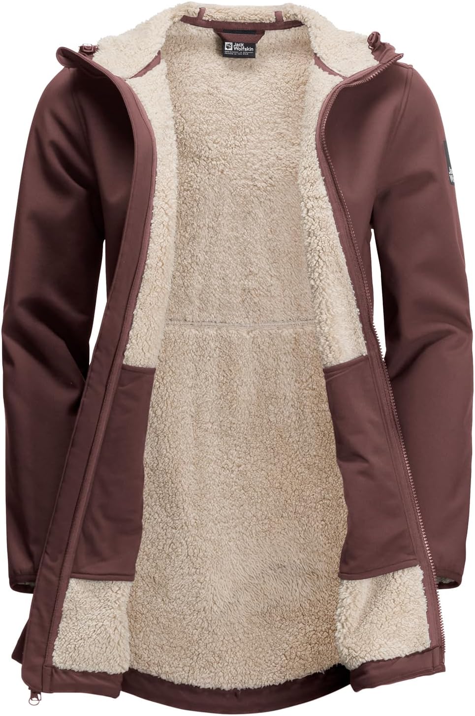 Jack Wolfskin Damen Windland Coat W Softshellmantel S boysenberry, S boysenberry