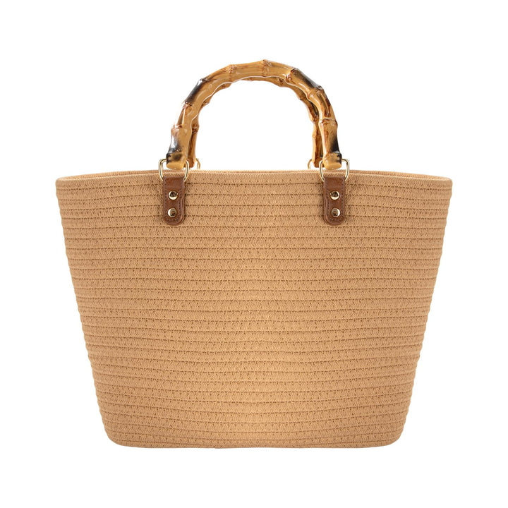 MengH-SHOP Handtasche Grosse Sommer Strandtasche Handgewebte Shopper Tasche mit Griff Frauen Henkelt