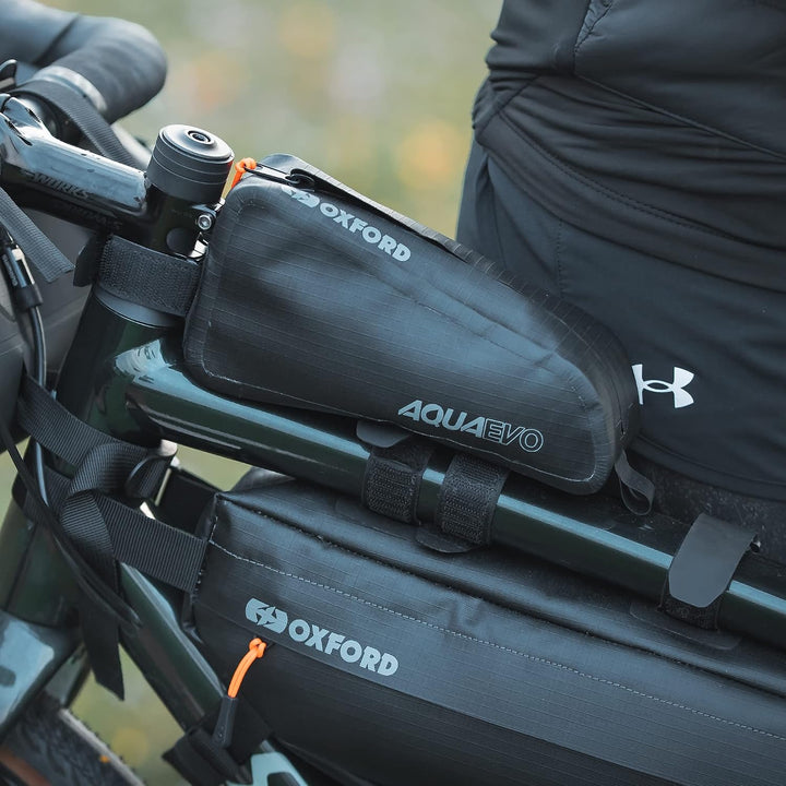 Oxford Products Aqua Evo Adventure Cycle Top Tube Pack 1.5L Schwarz, 1.5L Schwarz