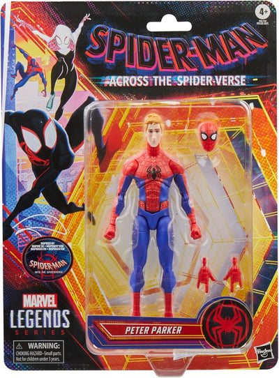 Marvel Legends Series Peter Parker, Action-Sammelfigur zu Spider-Man: A New Universe (15 cm), Peter